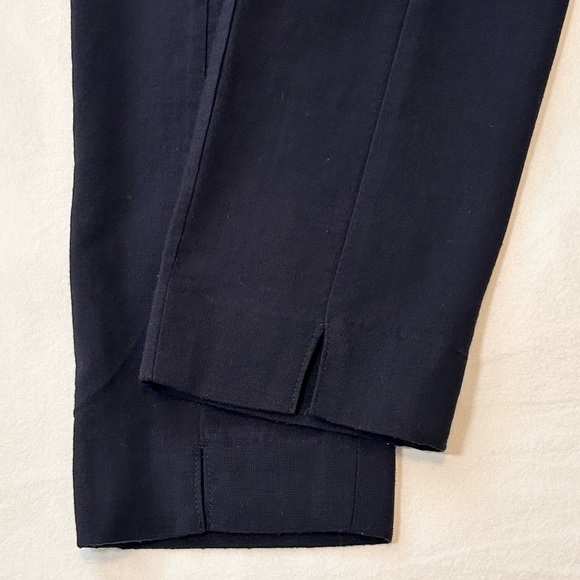 Ted Baker of London Wool Pants Size 8 Navy Ankle Length Navy Blue EUC - Picture 5 of 11